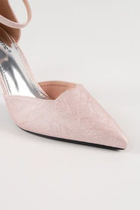 รองเท้าส้นสูงพร้อมสายรัดข้อเท้า  - Modern Ankle Strap High Heels Pumps Shoes