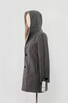 เสื้อโค้ทผ้าวูลกันหนาว  - Long-Sleeved Wooleb Coat