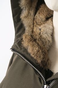 เสื้อโค้ทดาวน์กันหนาว แบบอุ่นติดลบ  - Puffer Down Coat Parka With Fur Hood