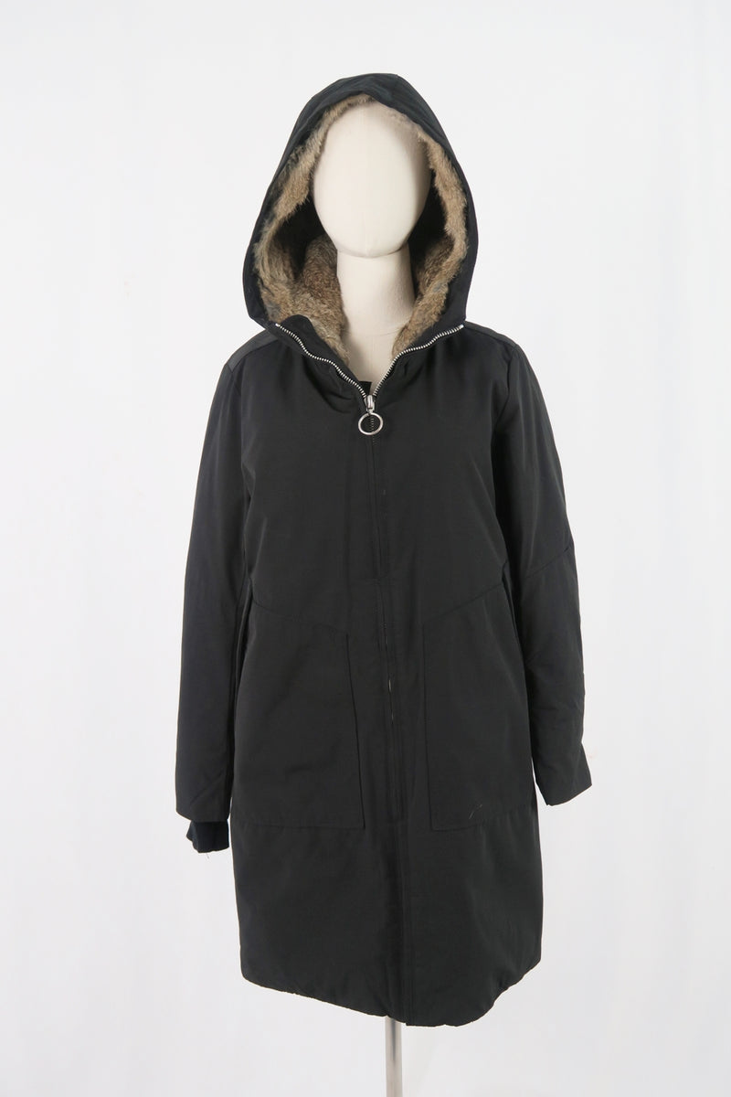 เสื้อโค้ทดาวน์กันหนาว แบบอุ่นติดลบ  - Puffer Down Coat Parka With Fur Hood