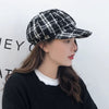 หมวกแฟชั่นผ้าทวีตทรง Cabbie No.203  - Cotton Newsboy Gatsby Apple Cabbie Cap