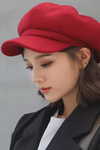 หมวกแฟชั่นทรง Cabbie No.85 - Cotton Newsboy Gatsby Apple Cabbie Cap