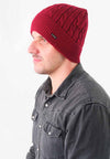 หมวกไหมพรมถักลายเปีย บุขนด้านในสำหรับกันหนาว No.688 - Unisex Cable Knit Fleece Lining Knit Beanie Ski Hat