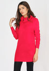 เสื้อไหมพรมคอเต่าทรงยาว No.8742- Basic Slim Turtleneck Long Sweater