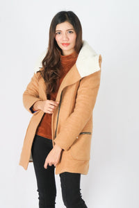 เสื้อแจ็กเก็ต เสื้อโค้ทกันหนาวผ้าวูล - Wool Hoodie Jacket