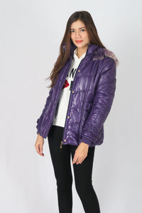 เสื้อโค้ทดาวน์กันหนาว - Windproof Slim fit Chevron Down Coat
