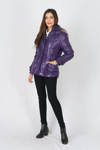 เสื้อโค้ทดาวน์กันหนาว - Windproof Slim fit Chevron Down Coat