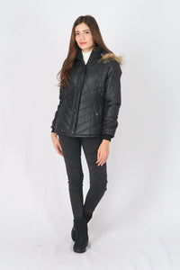 เสื้อโค้ทดาวน์กันหนาว - Windproof Slim fit Chevron Down Coat