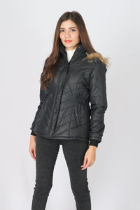 เสื้อโค้ทดาวน์กันหนาว - Windproof Slim fit Chevron Down Coat