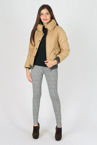 เสื้อแจ็คเก็ตดาวน์กันหนาว - Slim Fit Hooded Down Jacket