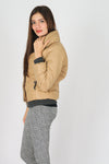 เสื้อแจ็คเก็ตดาวน์กันหนาว - Slim Fit Hooded Down Jacket
