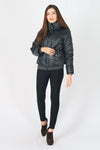 เสื้อแจ็คเก็ตดาวน์กันหนาว - Slim Fit Hooded Down Jacket