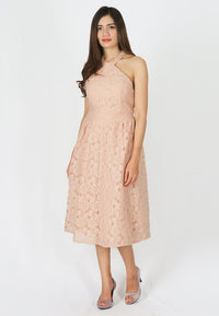 เดรสลูกไม้ - Grecian Lace A-Line Dress