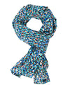 ผ้าพันคอชีฟองซิลค์ - Toffy Printed Chiffon Silk Scarf