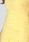 เดรสชีฟองเกาะอก - Strapless Chiffon Evening Dress