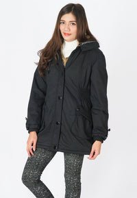 เสื้อแจ็คเก็ตปาร์เกอะบุขนหนาพิเศษ - Hooded Wind Parka Jacket