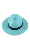 หมวกสานปีกสั้น - Fedora Hat