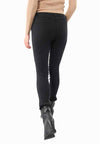 กางเกงขายาว ทรงสกินนี่แบบบุกันหนาว - Skinny Pencil Fleece Lined Pants