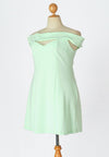 เดรสเปิดไหล่ - Off The Shoulder Shift Dress