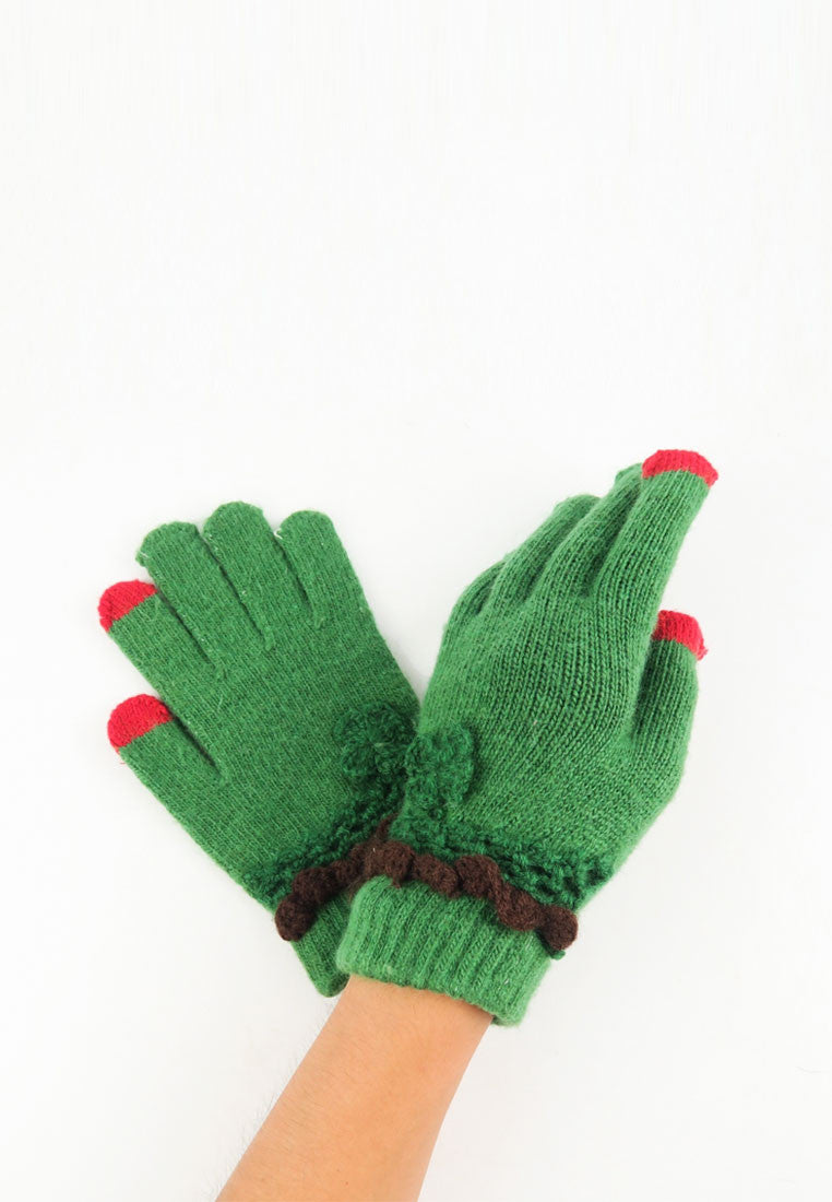 ถุงมือไหมพรมเด็ก - Knitted Gloves