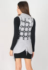 เสื้อคลุมไหมพรม - Open Front Cable Knit Cardigan