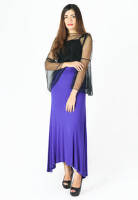 กระโปรงยาวทรงเอ - Handkerchief Maxi Skirt