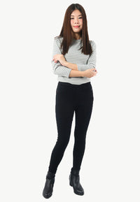 กางเกงบุกันหนาว ทรงสกินนี่ - Thermal Heatach Fleece Lining Skinny Pant No.1737