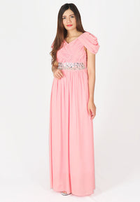 ชุดราตรียาว - Cocktail Evening Maxi Dress