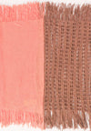 ผ้าพันคอไหมพรมทรงอินฟินิตี้ทูโทน - Warm Knit Infinity Scarf With Tassels