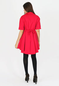 เสื้อโค้ทกันหนาว - Elegant Long Trench Coat Jacket with Rope