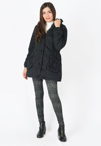 เสื้อแจ็คเก็ตปาร์เกอะบุขนหนาพิเศษ - Hooded Wind Parka Jacket