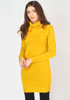 เสื้อไหมพรมคอเต่าทรงยาว No.8742- Basic Slim Turtleneck Long Sweater