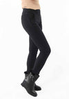 กางเกงขายาว ทรงสกินนี่แบบบุกันหนาว - Skinny Pencil Fleece Lined Pants
