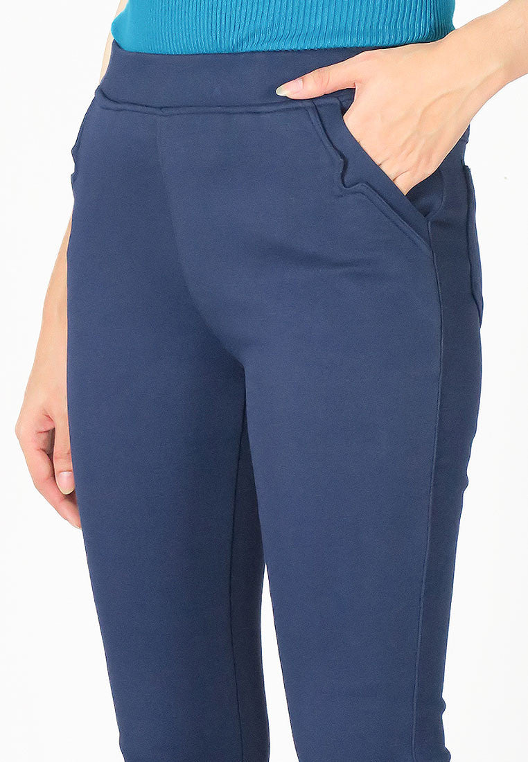 กางเกงบุขนกันหนาวทรงสกินนี่ - Warm Thick Velvet Pencil Pants