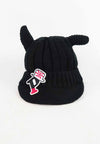 หมวกไหมพรม หมวกแก็ปไหมพรม สำหรับเด็ก - Winter Monster Eyes Visor Knit Hat for Boys and Girls