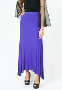 กระโปรงยาวทรงเอ - Handkerchief Maxi Skirt