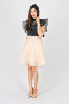 กระโปรงบานทรงวงกลม - Silk Curcle Midi Skirt