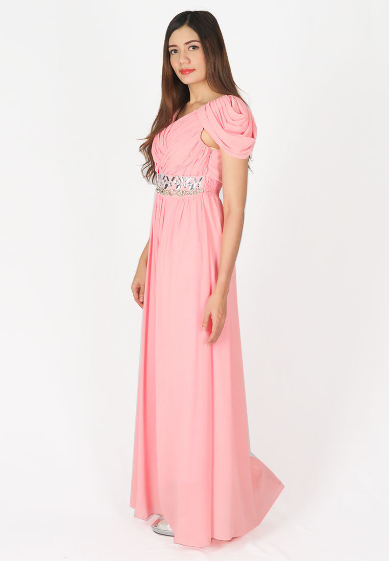 ชุดราตรียาว - Cocktail Evening Maxi Dress