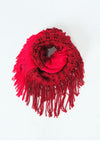 ผ้าพันคอไหมพรมทรงอินฟินิตี้ทูโทน - Warm Knit Infinity Scarf With Tassels