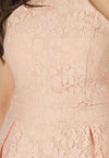 เดรสลูกไม้ - Grecian Lace A-Line Dress