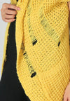 เสื้อคลุมไหมพรม -  Open Front Cable Knit Cardigan