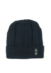 หมวกไหมพรมถักลายเปีย บุขนด้านใน H012- Unisex Cable Knit Fleece Lining Knit Beanie Ski Hat