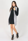 เสื้อคลุมไหมพรม - Open Front Cable Knit Cardigan