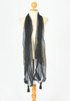 ผ้าพันคอชีฟองแต่งพู่ - Chiffon Lightweight Scarf with Tassels