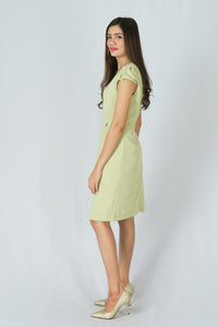 เดรสกลมเเขนล้ำ - Bodycon Business Working Dress