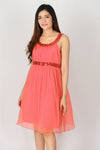 เดรสชีฟอง - Mini Chiffon Dress
