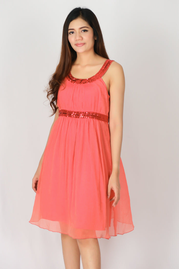 เดรสชีฟอง - Mini Chiffon Dress