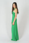 ชุดราตรียาว - Jersey Sequin Trim Evening Maxi Dress