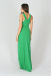 ชุดราตรียาว - Jersey Sequin Trim Evening Maxi Dress