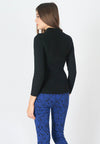 เสื้อไหมพรมสเวตเตอร์ผ้าแคชเมียร์ - Modern Ribbed Mockneck Soft Cashmere Sweater